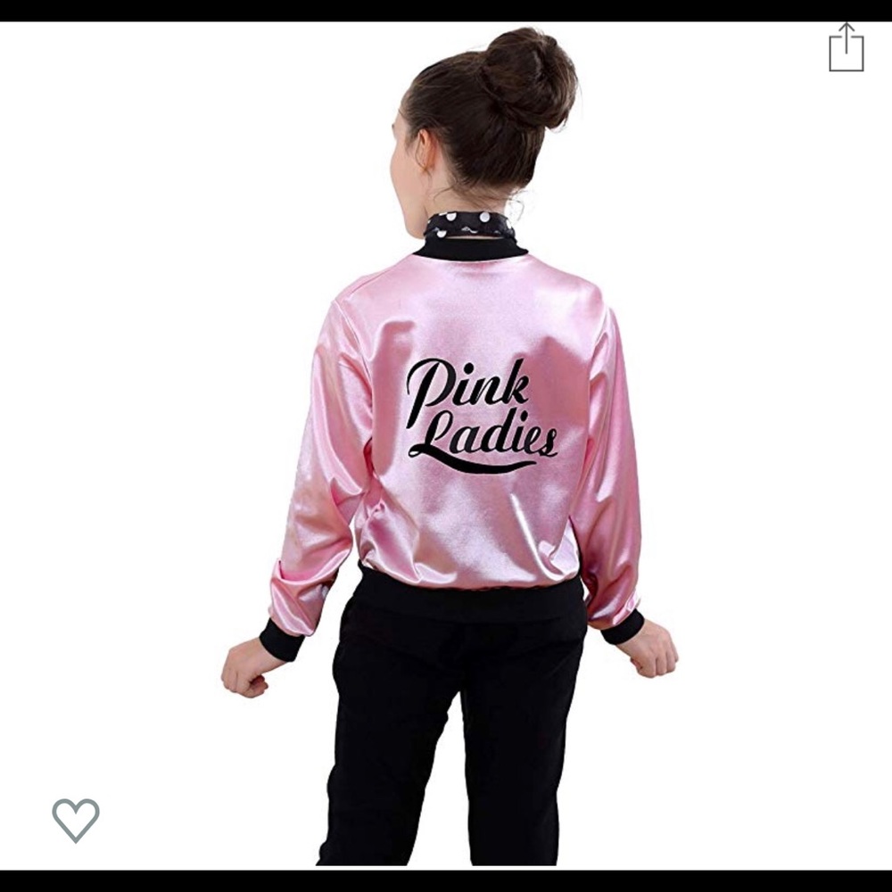 Pink ladies jacket, great for a costume.